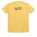 HRA Pride Dog, a Heather Yellow Gold Premium Unisex Tee (back-view)