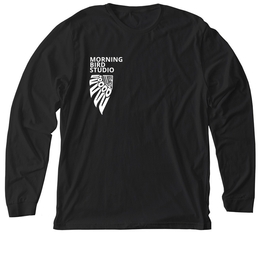 Pushing Positivity for Homeless Migrant Aid, a Solid Black Blend Premium Long Sleeve Tee