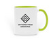 Grit2Greatness Endurance, a Green Two-Tone Ceramic Mug