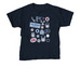 Ox Stickers, a Navy Youth Unisex Tee
