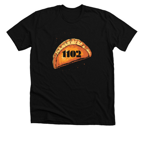 1102 v.2, a Solid Black Blend Premium Unisex Tee