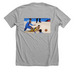 Punish, a Athletic Heather Premium Unisex Tee (back-view)