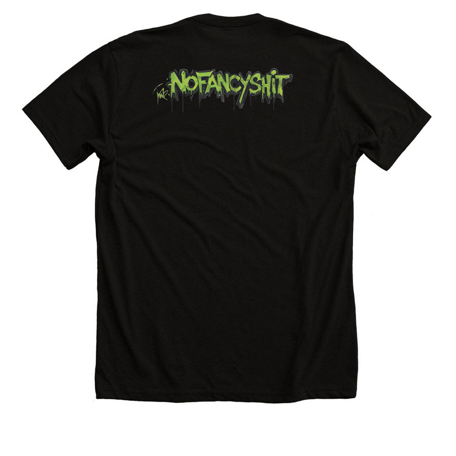 RAMON'S CUSTOMS&nbsp;, a Solid Black Blend Premium Unisex Tee (back-view)