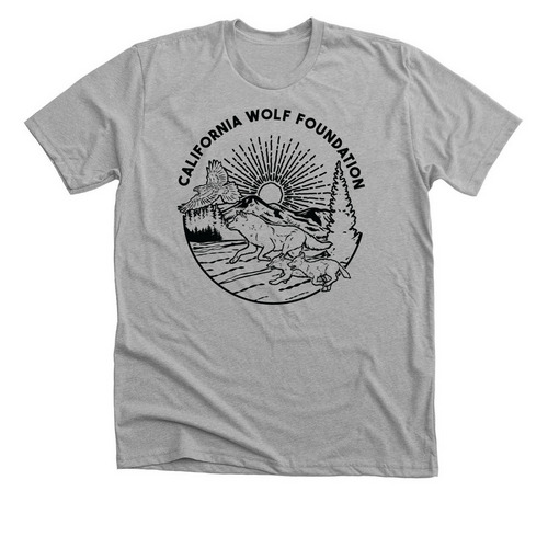 Ravens and Wolves - transparent, a Athletic Heather Premium Unisex Tee