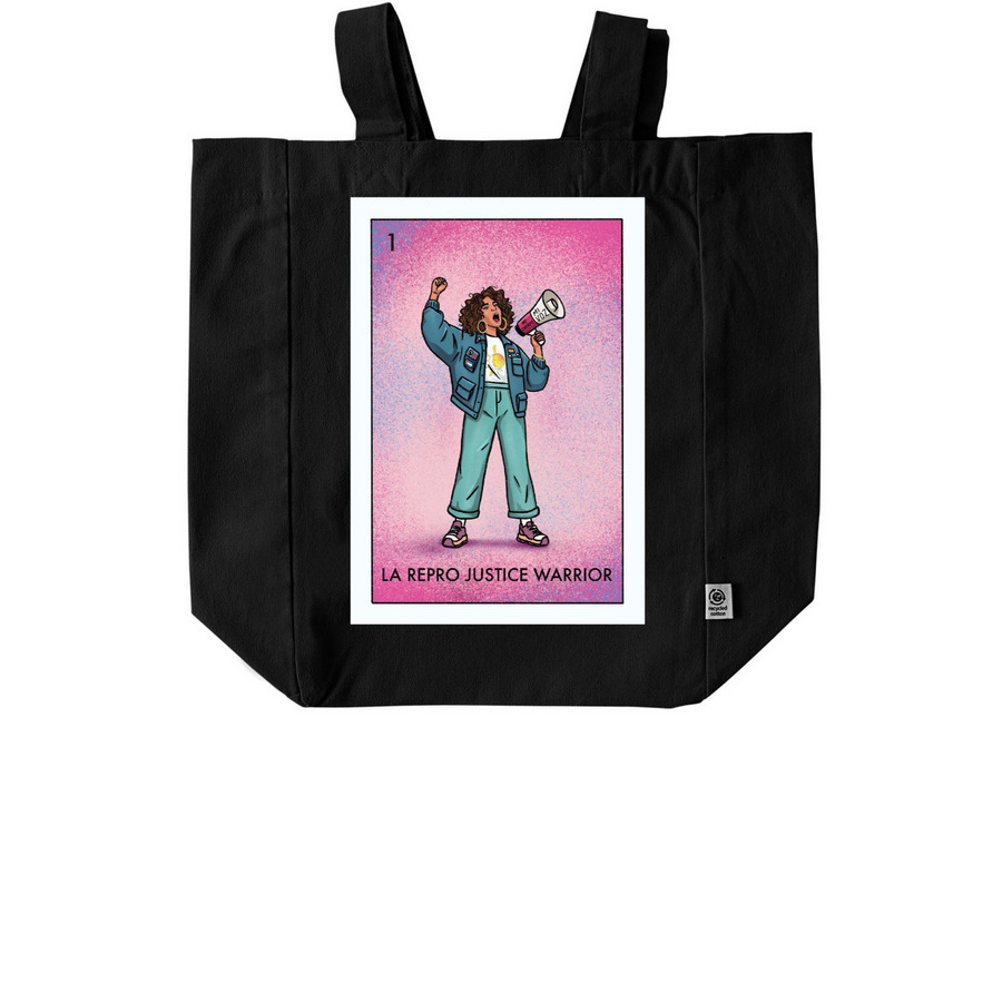 Limited Edition Recycled Tote, a Black Recycled Cotton Tote Bag