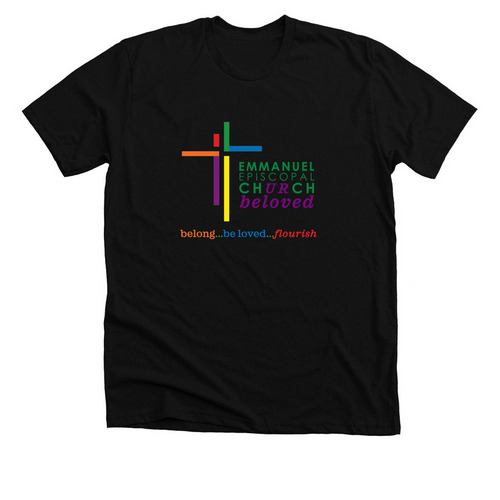 Emmanuel Pride Month 2024, a Solid Black Blend Premium Unisex Tee