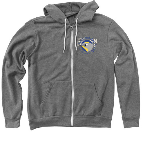 Fall Swag Sale, a Deep Heather Zip Up Hoodie