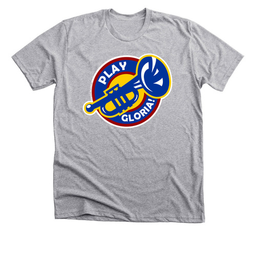Play Gloria, a Athletic Heather Premium Unisex Tee