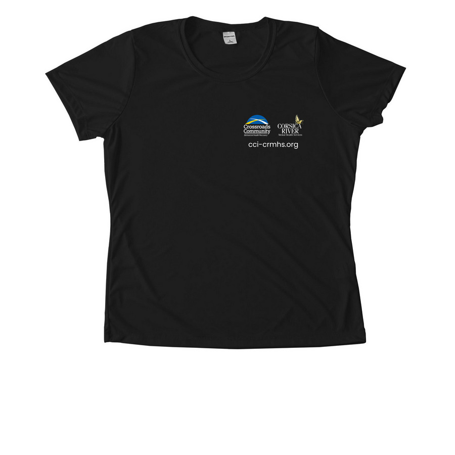 Activewear, a Black Women's Performance Tee