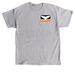 &nbsp;Black, Orange, & White ACS Pocket Logo, a Sport Grey Classic Unisex Tee