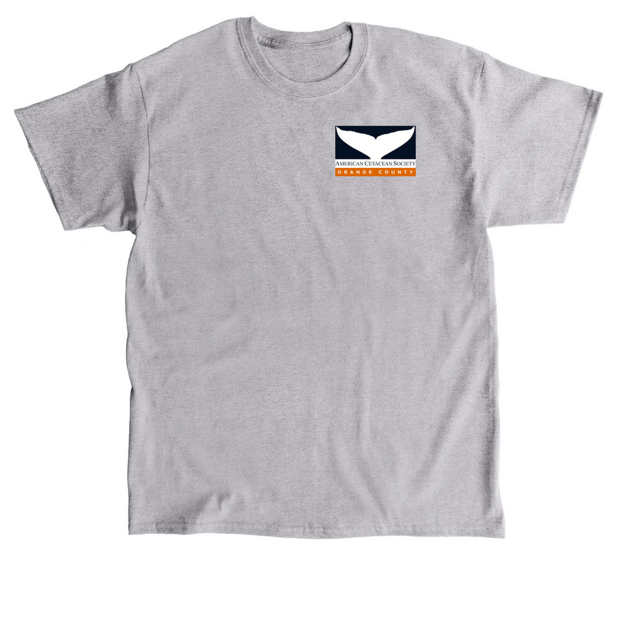 &nbsp;Black, Orange, & White ACS Pocket Logo, a Sport Grey Classic Unisex Tee