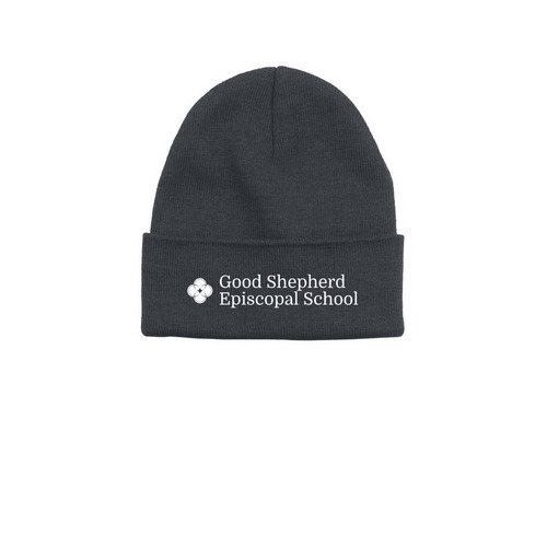 GSES Beanies, a Heather Grey Printed Base Camp Beanie