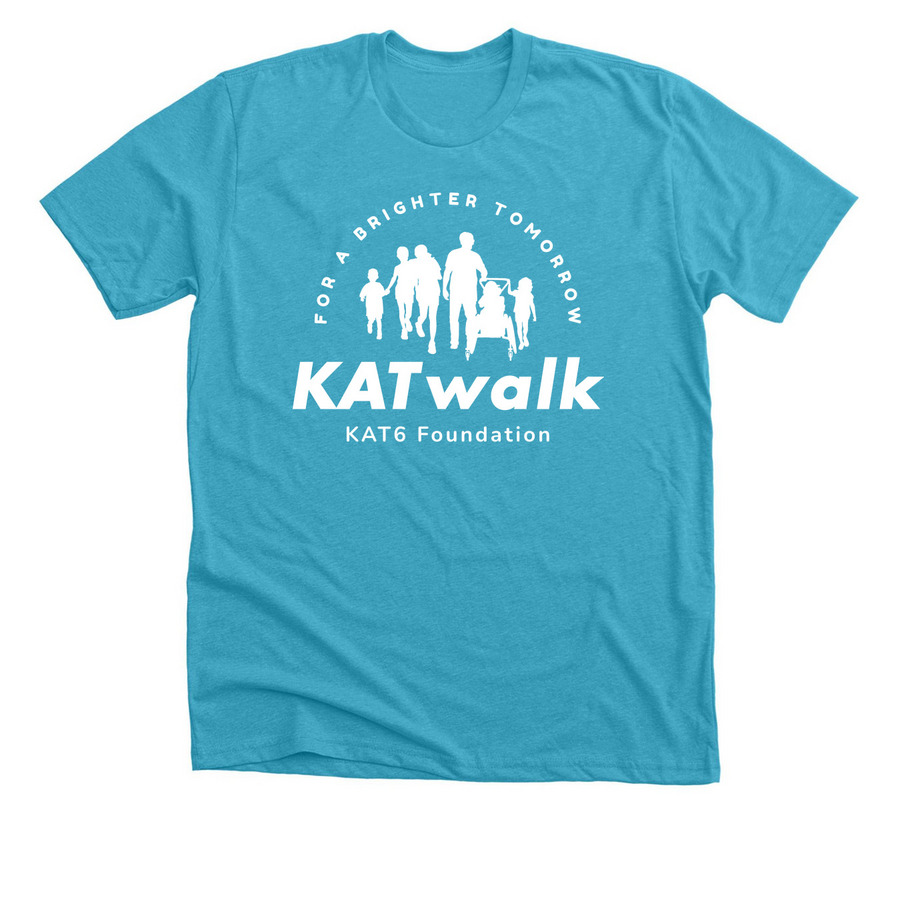 KATwalk Tees, a Heather Aqua Premium Unisex Tee