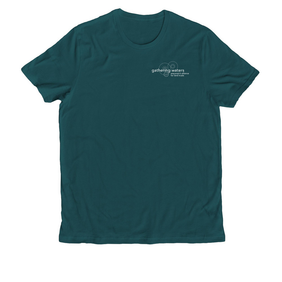 Classic Logo + Map of WI - Shirts and Hoodies, a Deep Sea Green Allmade Organic Cotton Unisex Tee