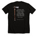 TOMAHAWK, a Solid Black Blend Premium Unisex Tee (back-view)