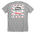 Mexico Cruise tshirts, a Athletic Heather Premium Unisex Tee (back-view)