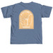 Lifetime of Service, a Blue Jean Comfort Colors Unisex Tee (back-view)