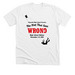 The Play That Goes Wrong Show Shirts!, a Solid White Blend Premium Unisex Tee