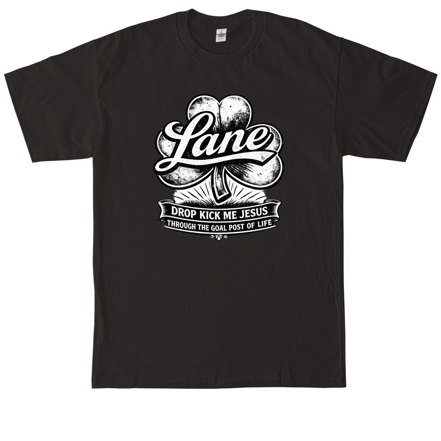 Lane Family - Adult&nbsp;, a Black Tall Classic Unisex Tee