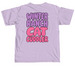 Cat Approved Human, a Orchid Comfort Colors Unisex Tee (back-view)