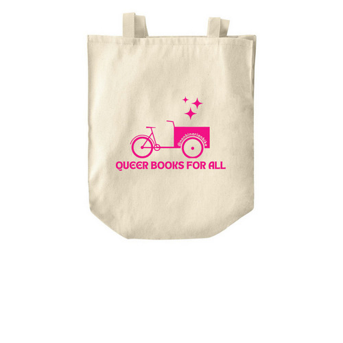 Queer Totes for All, a Natural Over-the-Shoulder Shopping Tote Bag