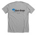 Duo Dog Shirt, a Athletic Heather Premium Unisex Tee (back-view)