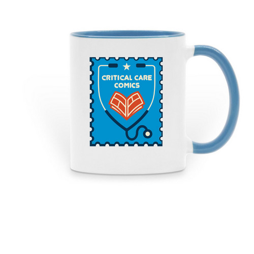 CCC Two-Tone Mug, a Light Blue Two-Tone Ceramic Mug