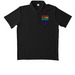 swimming is for every body polo, a Black Unisex Performance Polo