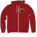 Ridin' Shotgun Classic Series 2, a Red Zip Up Hoodie