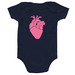 #TEAMADRIENNE BABY, a Navy Infant Onesie (back-view)