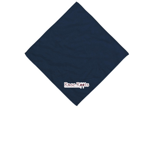 100% Cotton Bandanas, a Navy Cotton Bandana