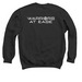 Drop and Give Me Zen, a Black Crewneck Sweatshirt (back-view)