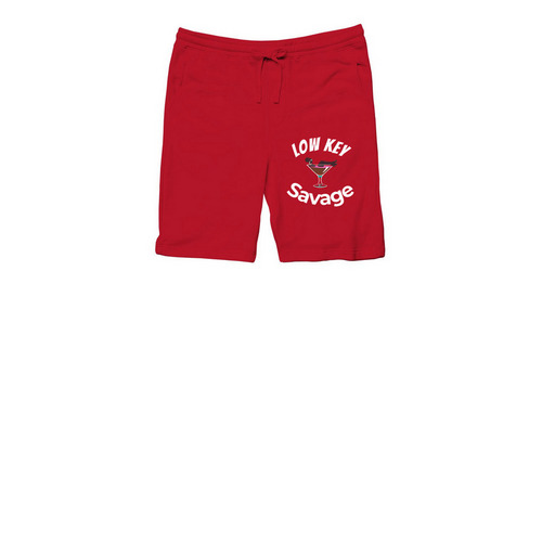 Charm essentials, a Red Midweight Fleece Shorts
