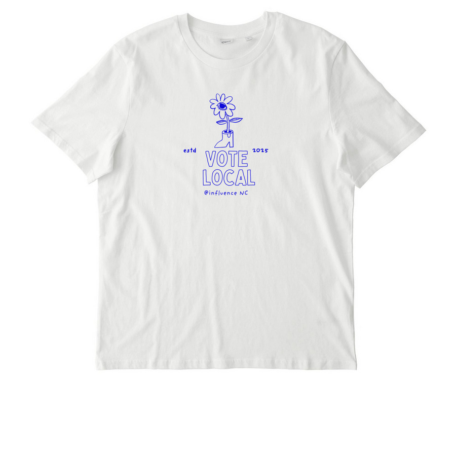 Vote Local, a Off White Stanley/Stella Unisex Creator 2.0 Tee