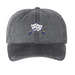 SHS Mask Logo Hat, a Black Printed Pigment Dye Baseball Cap