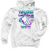 Lung Cancer Awareness&nbsp;, a White Pullover Hoodie