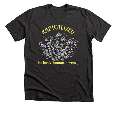 Are You Radical?, a Dark Grey Heather Premium Unisex Tee