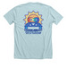 Infinity Dragon, a Heather Ice Blue Premium Unisex Tee (back-view)