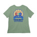 Infinity Dragon, a Sage Women?s Relaxed Cotton Tee (back-view)