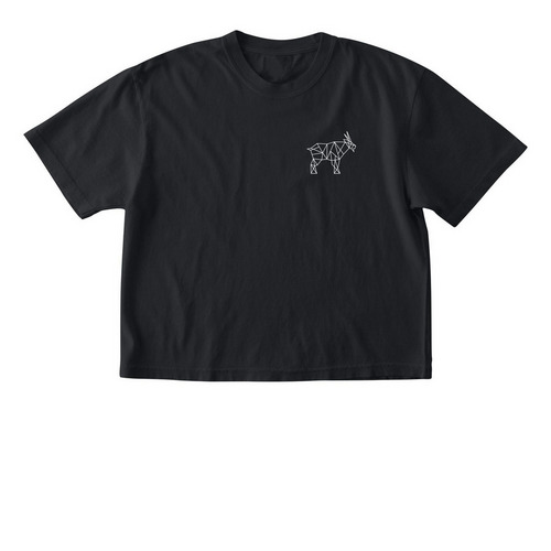 GOAT Women's T, a Black Comfort Colors Boxy Tee