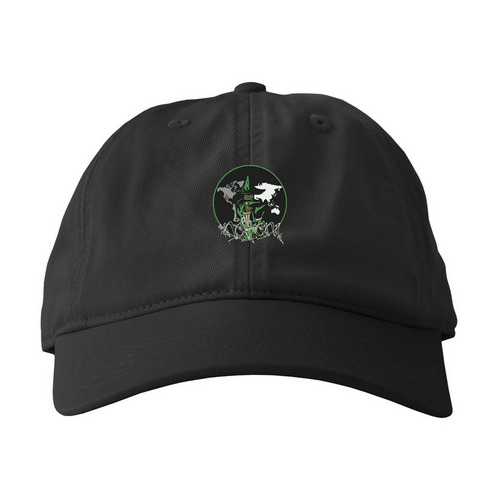 Wanderer 2026 Tag Cap, a Black Printed Eco Baseball Cap