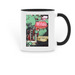 Custom Bus Mug, a Black Two-Tone Ceramic Mug