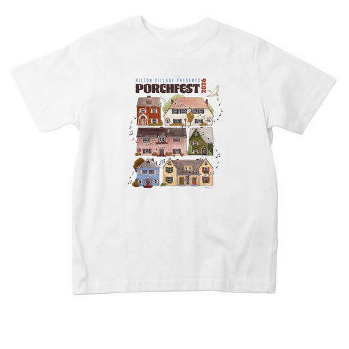 Porchfest Toddler Tee, a White Toddler Tee