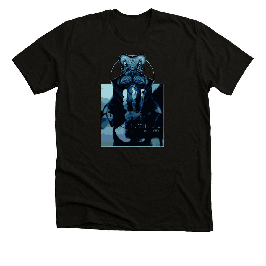Lake Oakburn, a Solid Black Blend Premium Unisex Tee
