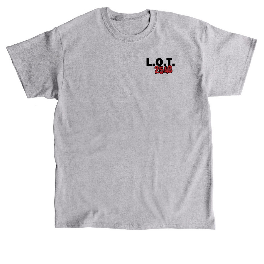 LOT 2540: Filling Empty Plates, a Sport Grey Classic Unisex Tee