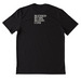 Designed By God (Dark's), a Deep Black Allmade Heavyweight Recycled Cotton Tee (back-view)