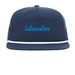 Islander, a Navy/ White Printed Umpqua Snapback Cap