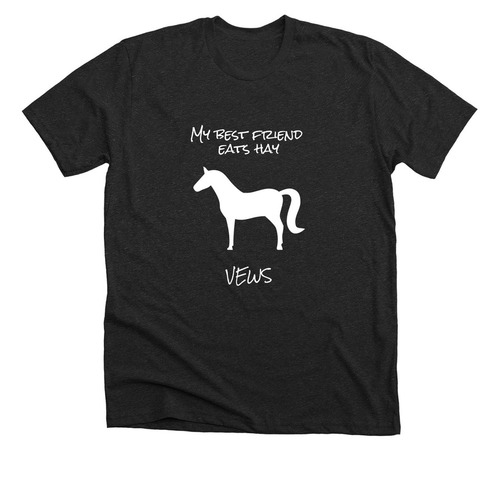 Virginia Equine Welfare Society, a Dark Grey Heather Premium Unisex Tee