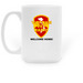 VVR Mugs, a White Large Coffee Mug (back-view)