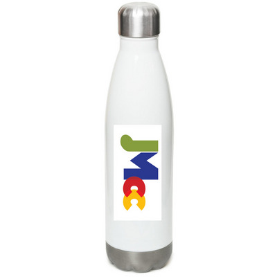 Board Preview, a White Stainless Steel Water Bottle
